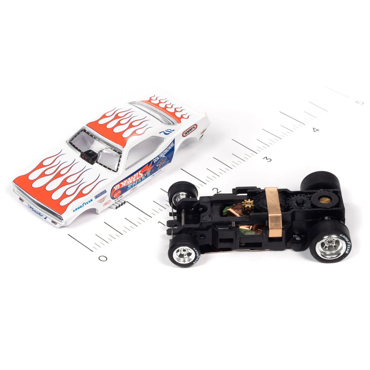 13' Dragstrip Slot Car Set with 2 Variable Speed Cars Q564