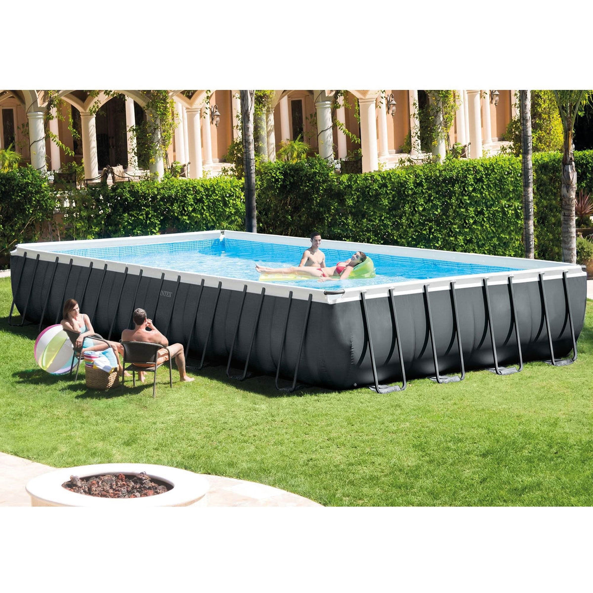 Rectangular Frame Pool with Saltwater System T212