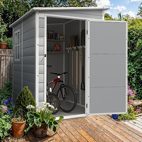 6 X 4 FT Resin Outdoor Storage Shed O8746