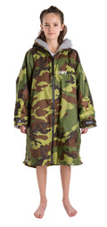 Camo Grey Kids Long Sleeve F583