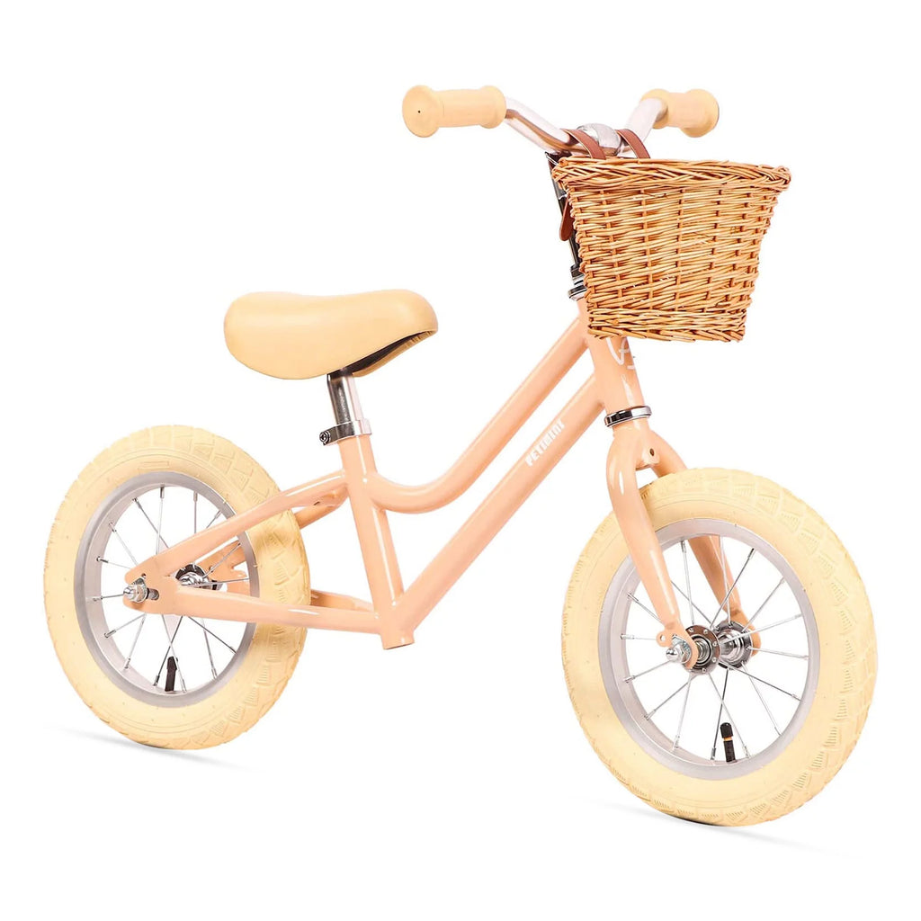 12 Inch Kids Balance Bike with Basket, Peach G60471