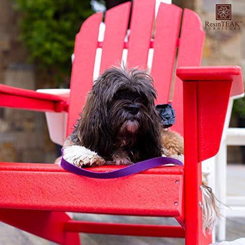 Resin Teak Red Plastic HDPE Poly Lumber Adirondack Chair Z654077