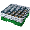25-Compartment Glass Rack with 5 Gray Extenders O358921