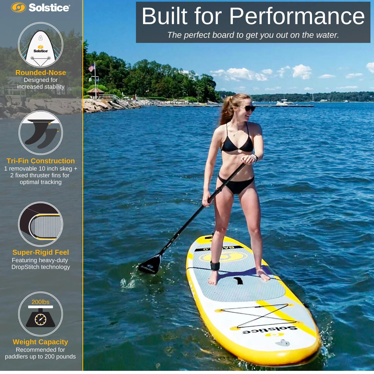10.5 Foot Inflatable Paddle Board Set with Camera Mount X172120