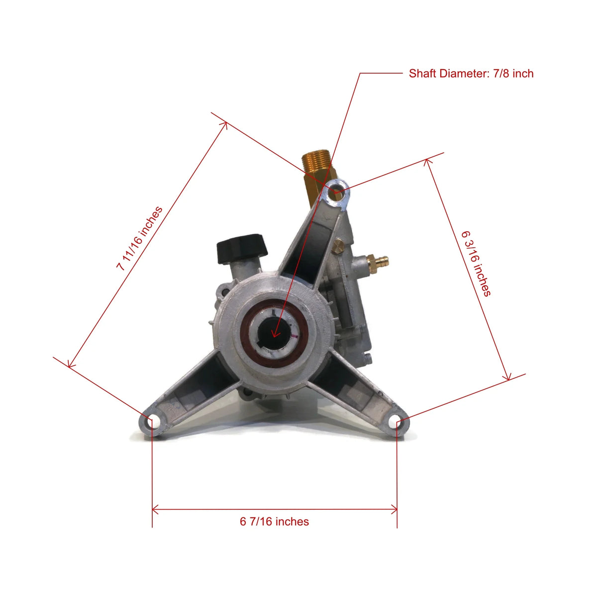 Power Pressure Washer 7/8" Shaft Pump O916837