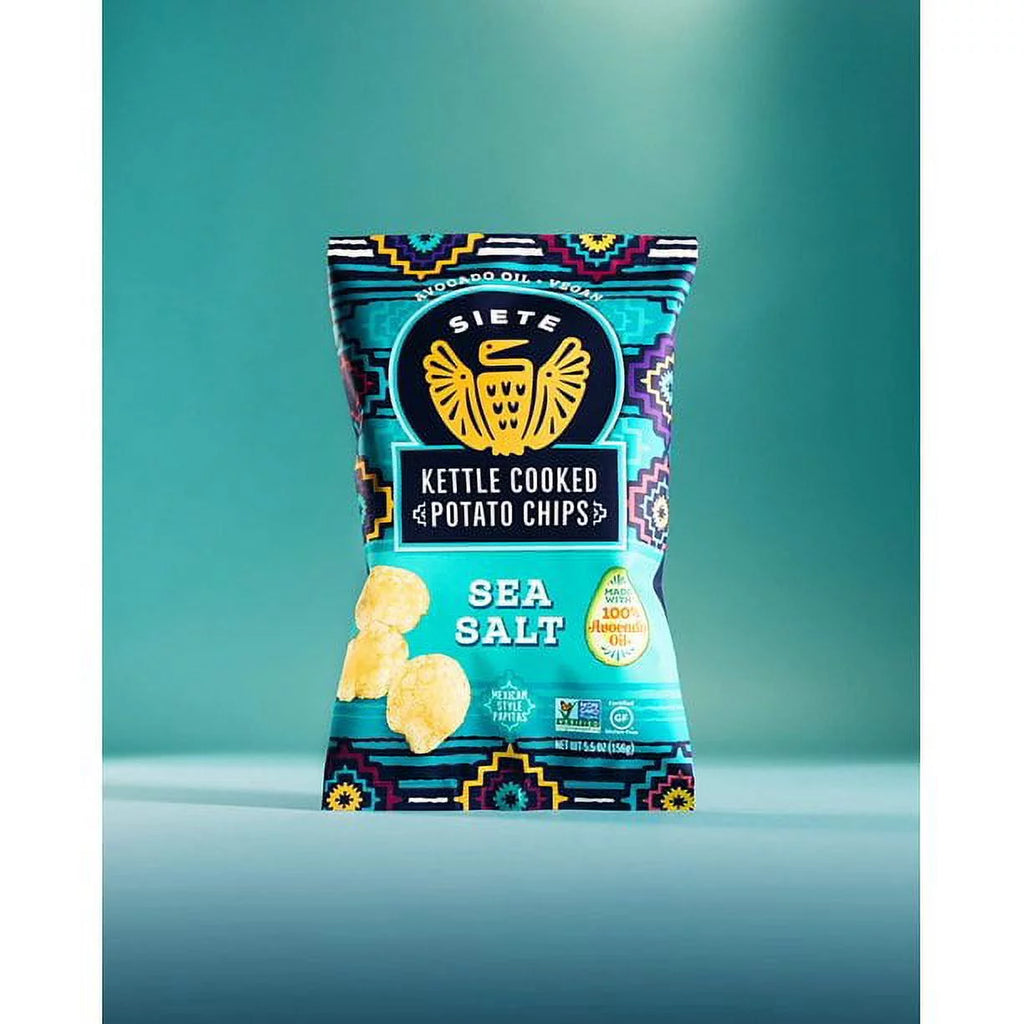 5.5 oz Pack of 2 Sea Salt Potato Chips D3257