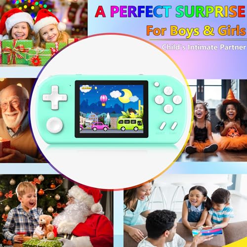 218 Video Games Portable Handheld Gaming Player (Blue) S348560