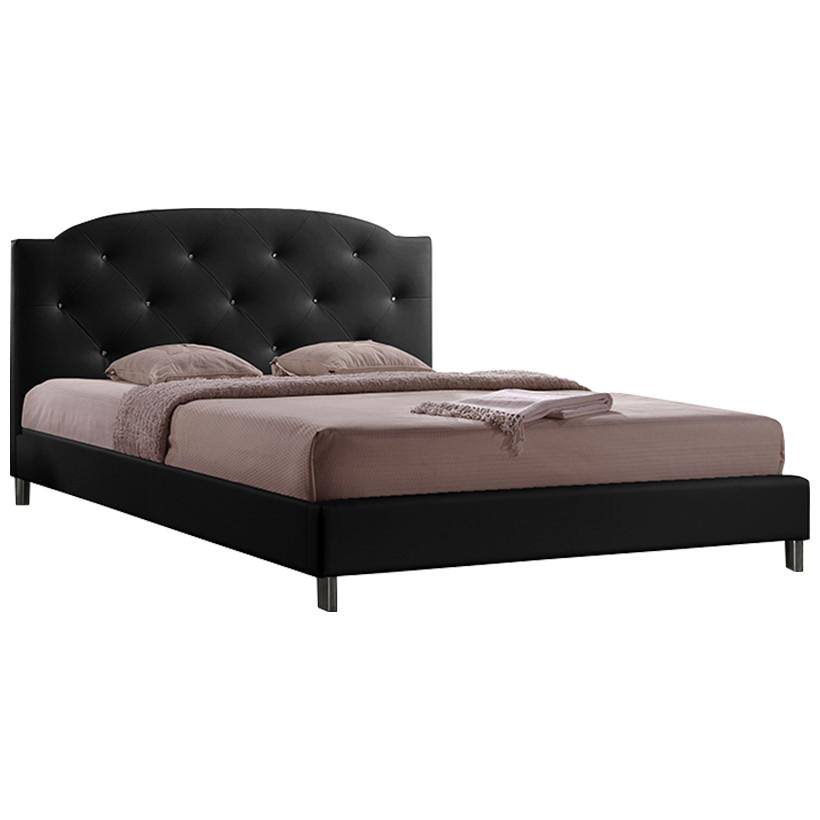 White Full Wood Bed M4278