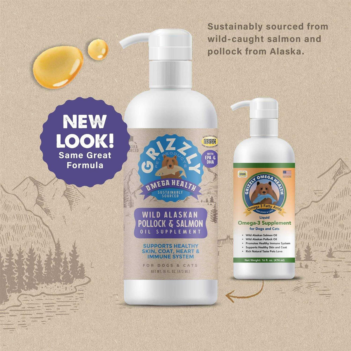 Liquid Omega-3 Supplement for Dogs D2969
