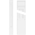 Raised Panel PVC Pilaster with Decorative Capital & Base (Pair) Y7734