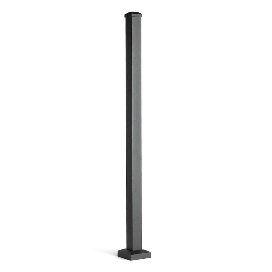 Charcoal Black Aluminum Deck Post Z732459