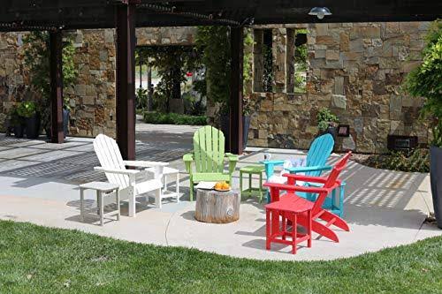 Resin Teak Red Plastic HDPE Poly Lumber Adirondack Chair Z654077