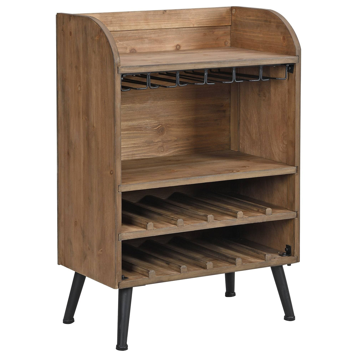 Brown Wood Bar Cabinet M2292