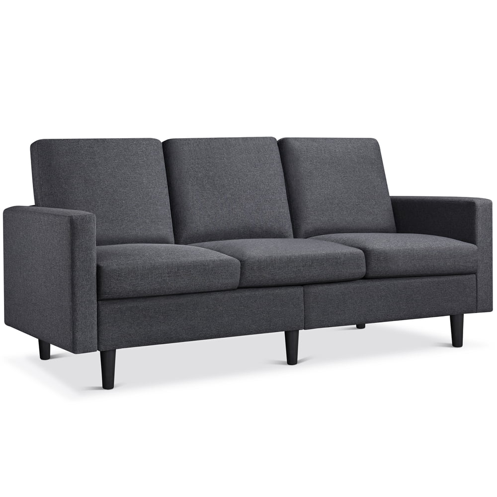 Gray Fabric 3-Seater Sofa M8404