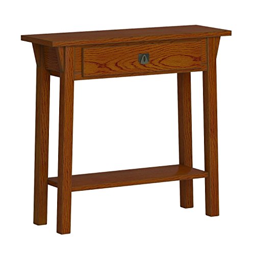 Medium Oak Wood Console Table R196