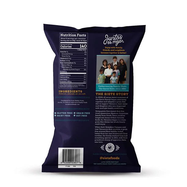 5.5 oz Pack of 2 Sea Salt Potato Chips D3257