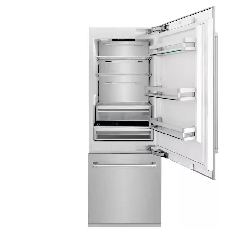2-Door Bottom Freezer Refrigerator with Water and Ice Dispenser H684