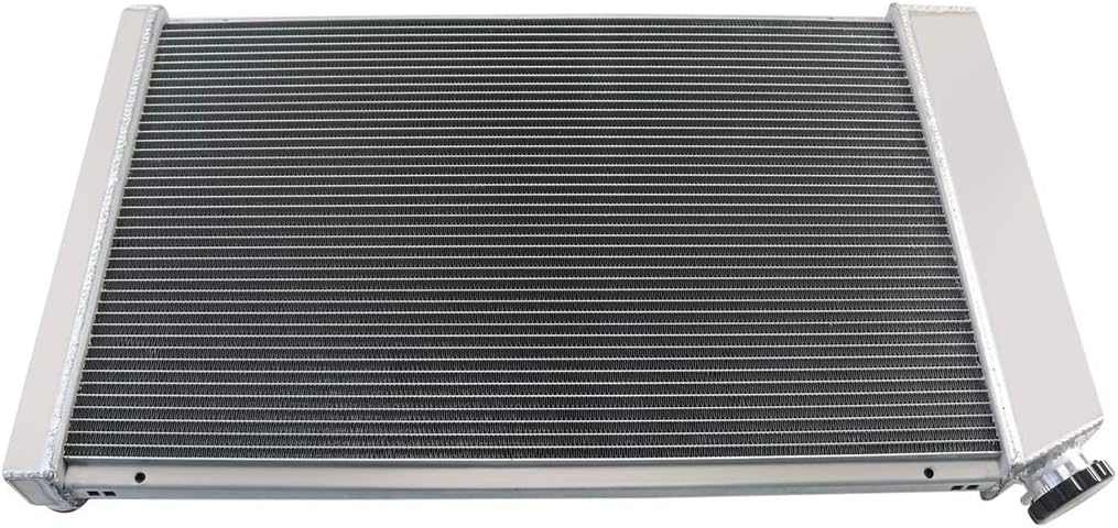 3 Row Aluminum Radiator with Fan Shroud and Thermostat Kit, 32 Overall Width R8342