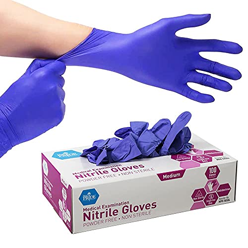 Medium Nitrile Exam Gloves A48480