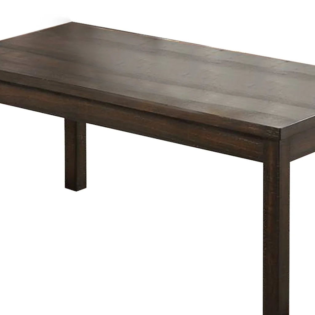 3 Piece Coffee Table and End Table Set Dark Brown N9876