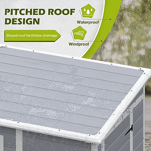 6 X 4 FT Resin Outdoor Storage Shed O8746