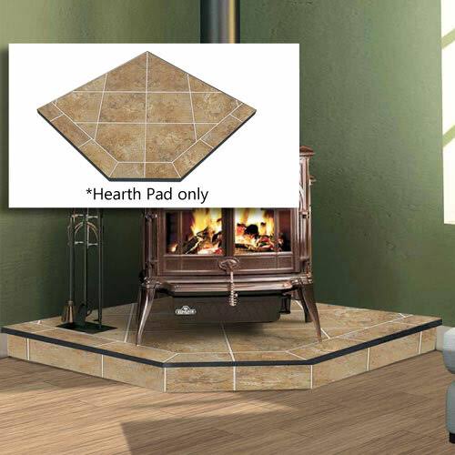 40'' x 40'' Corner Hearth Pad X529