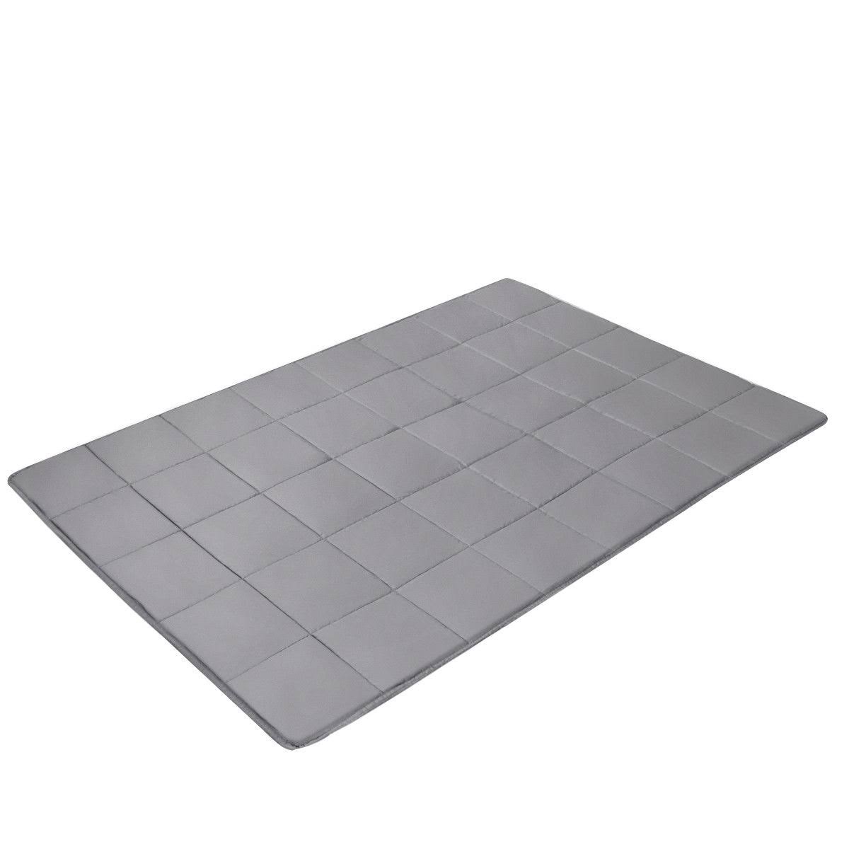 100% Cotton 15 lbs Glass Beads Weighted Blanket J4782