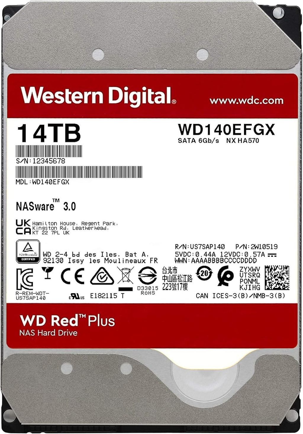 6TB NAS Internal Hard Drive HDD B15471