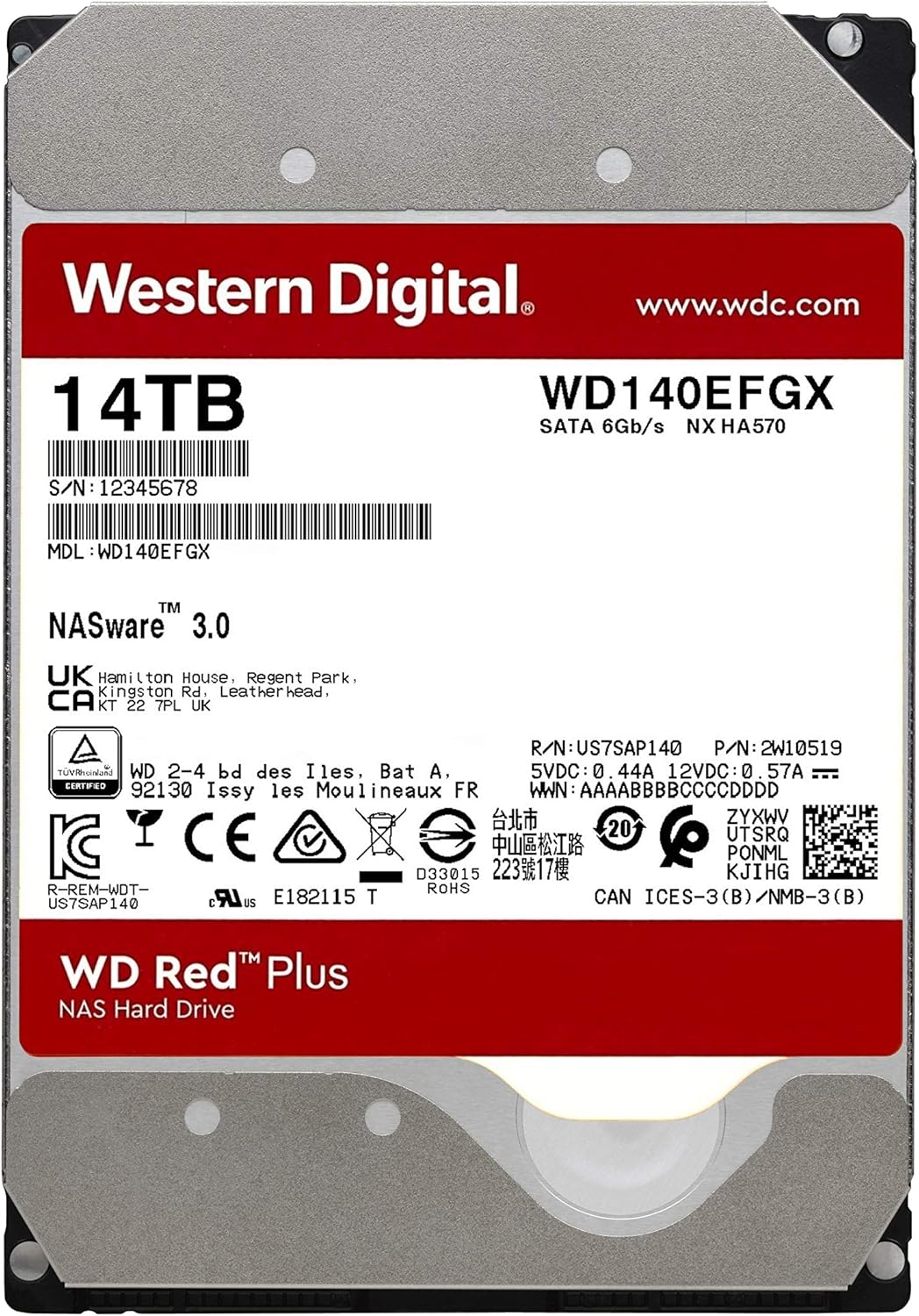 6TB NAS Internal Hard Drive HDD B15471