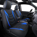 Black Waterproof Faux Leather Full Set Seat Covers P427660
