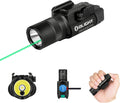 1350 Lumens Rechargeable Tactical Flashlight with Green Beam and White LED W858
