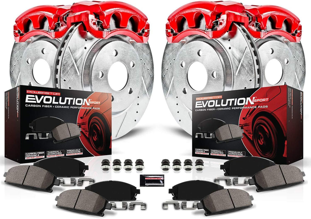 Front & Rear Carbon-Fiber Ceramic Brake Kit O517965