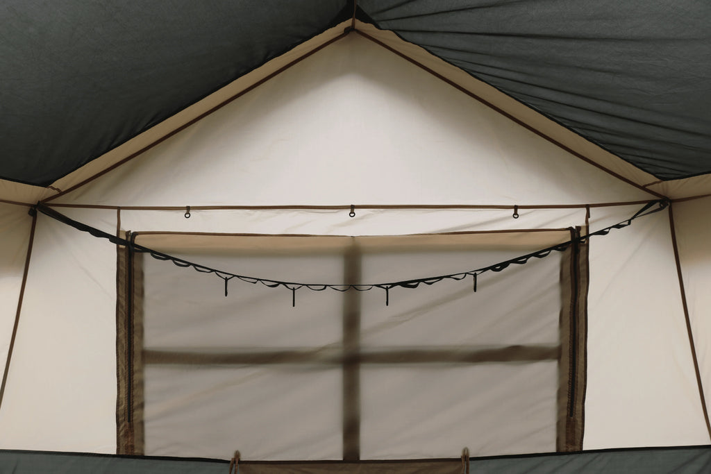12 Person 3-Room Cabin Tent, Green R44492