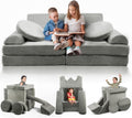 15 Pieces Buildable Plush Play Couch Panels with Ball Pit Square G491555
