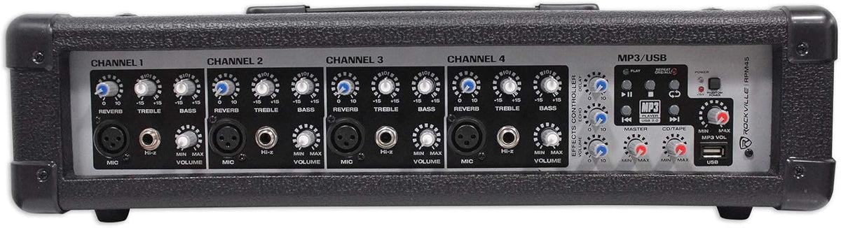1800w Powered Soundboard Mixing Console Mixer M4381