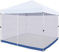 White 10 x 10 Foot Straight Leg Screen Room Mesh Canopy Tent Attachment L6058