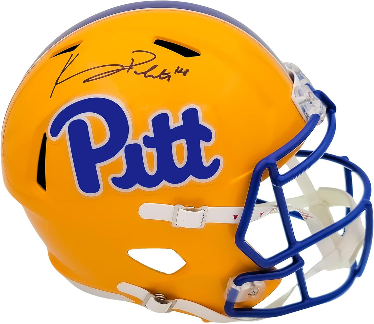 Autographed Gold Full Size Speed Helmet O33212