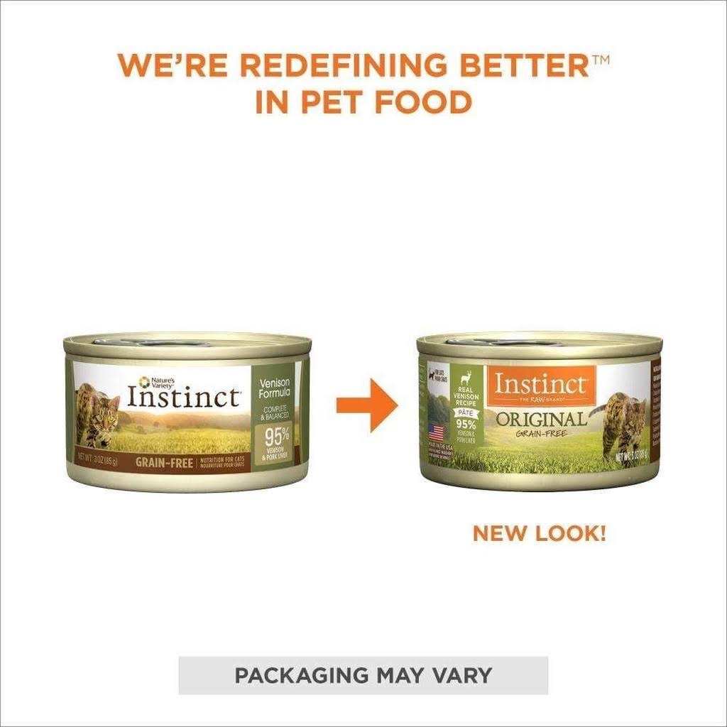 Grain-Free Venison Canned Cat Food 3 oz Case 24 D740622