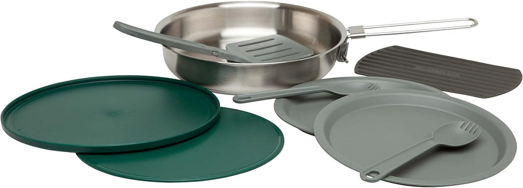 9 Piece Stainless Steel Camp Cookware Set X731867