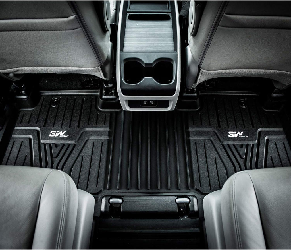 Black TPE All Weather Custom Fit Floor Liner and Cargo Mats U174