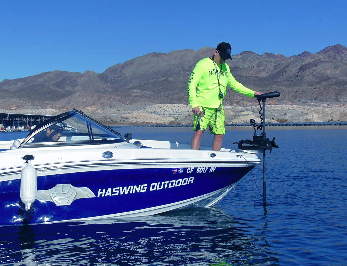 Electric Trolling Motor 24V 80LB 48 Inch Shaft Bow Mount Z8803
