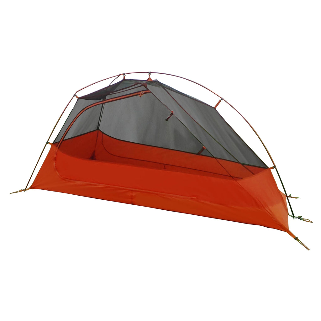 1-Person Lightweight Backpacking Tent, Orange T40920
