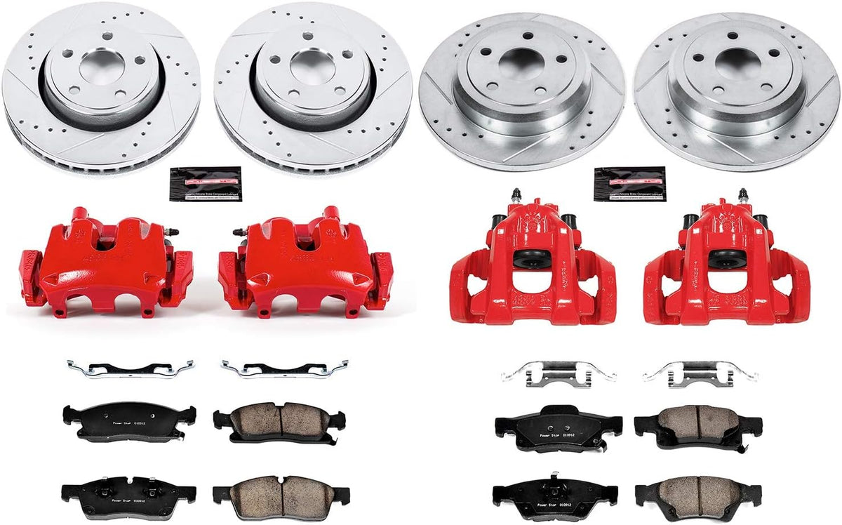 Front & Rear Carbon-Fiber Ceramic Brake Kit O517965