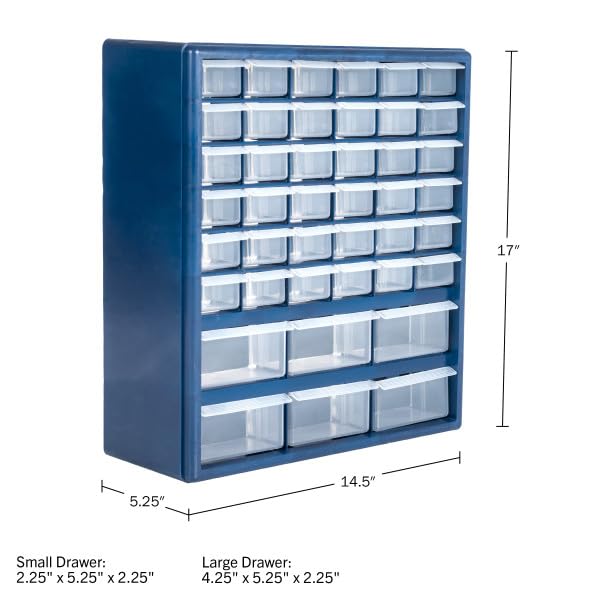 42 Compartment Plastic Storage Drawers K2256