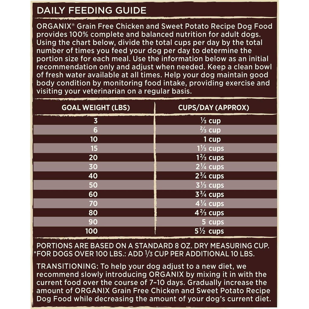 Organic Chicken Recipe Dry Dog Food V3277