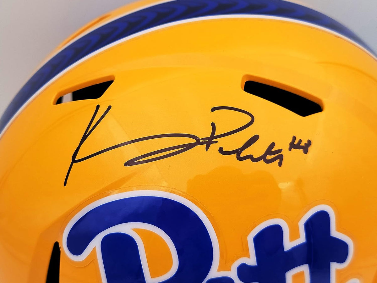 Autographed Gold Full Size Speed Helmet O33212
