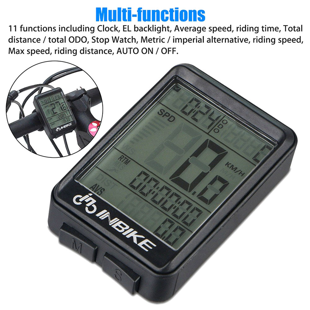 Waterproof Wireless Bicycle Speedometer Odometer D76254