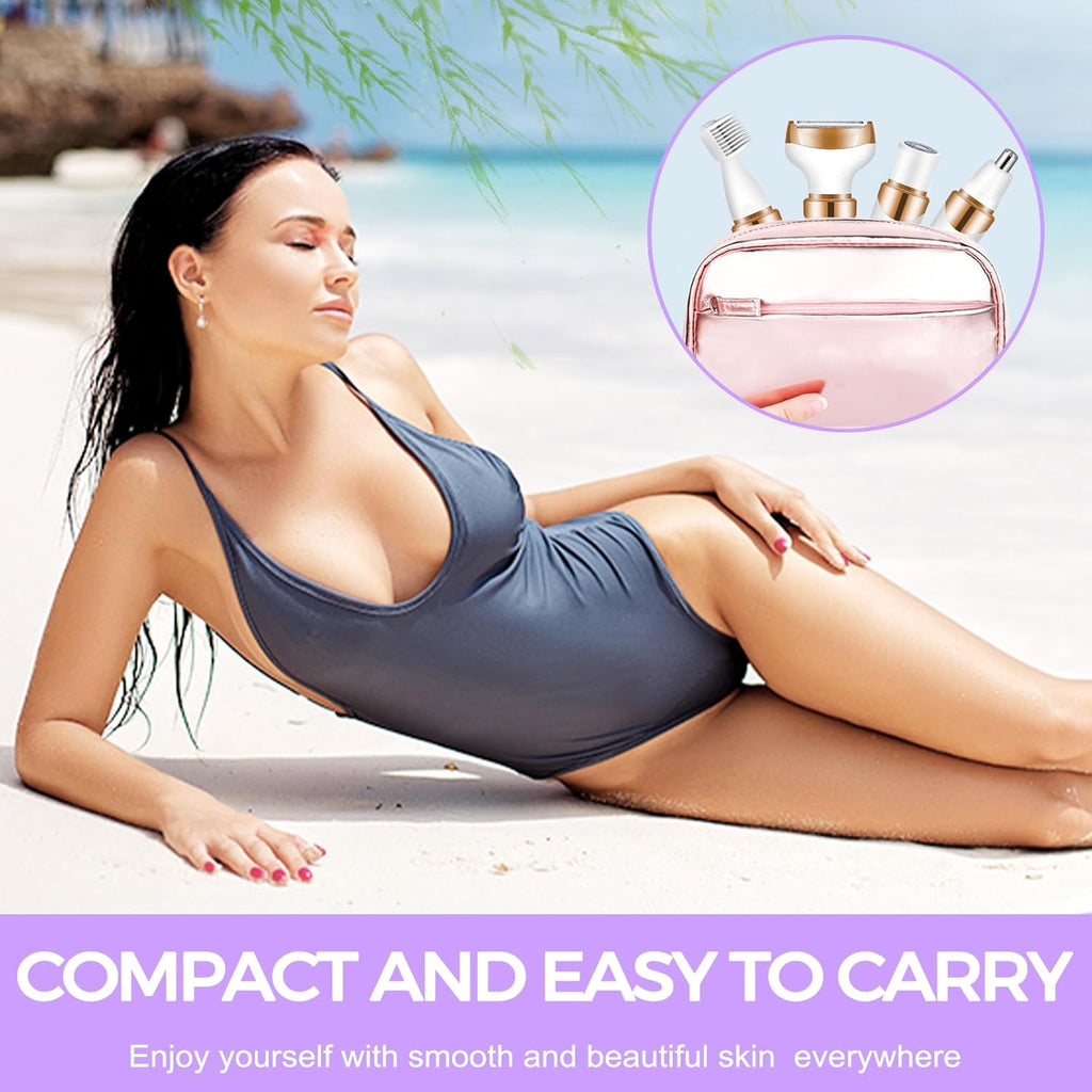 4 in 1 Rechargeable Electric Razor for Women E3588