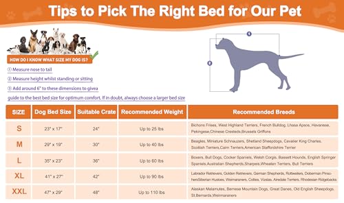 Grey Washable Plush Dog Bed, 35"x23" B679