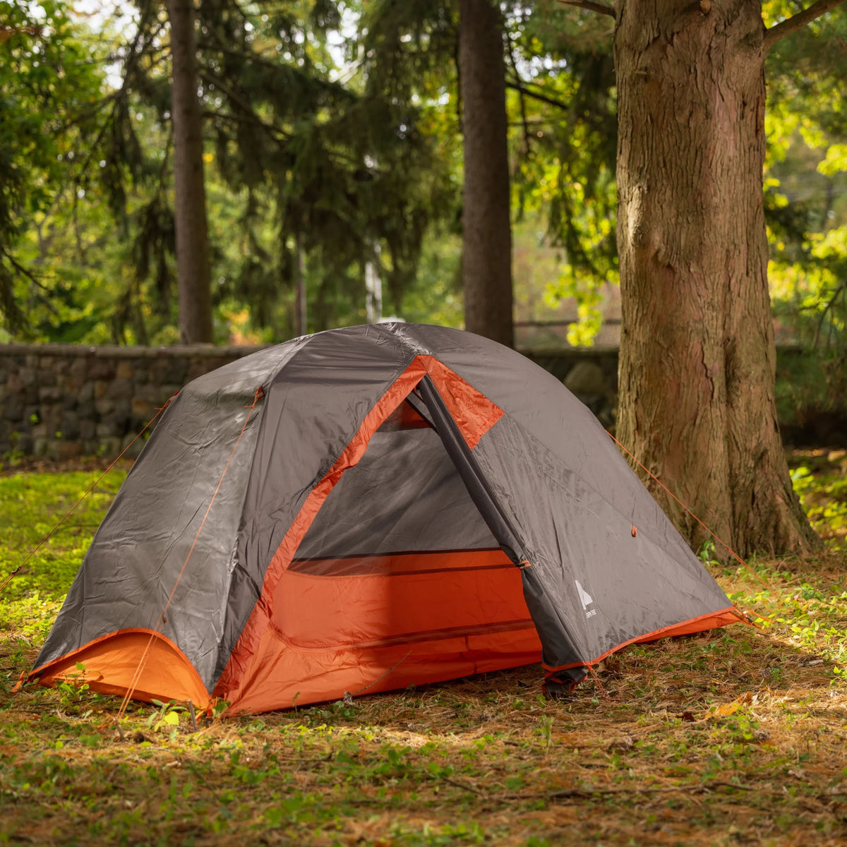 1-Person Lightweight Backpacking Tent, Orange T40920